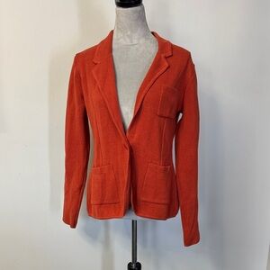 Audrey & Grace Women's Blazer in Bold Orange